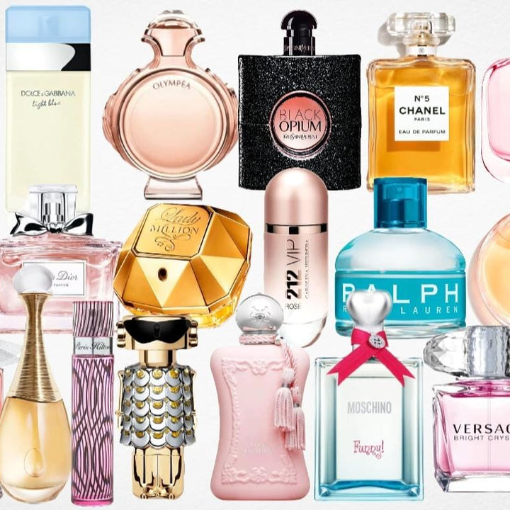 ESCOGE 4 PERFUMES DAMA